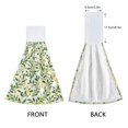 thumbnail image 3 of Yayeee Kitchen Hanging Hand Towels Set of 2 with Loop Bathroom Absorbent Tie Towel, Olive Leaf, 3 of 7