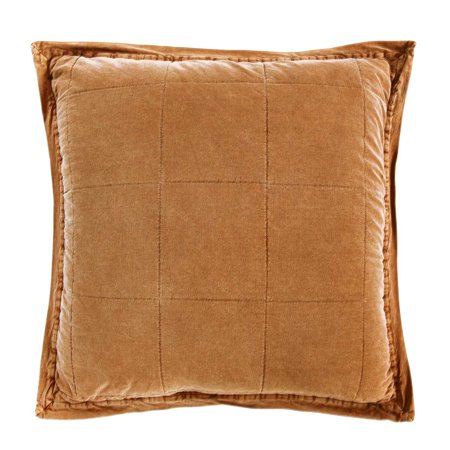Paseo Road by Hiend Stonewashed Cotton Canvas Euro Sham Terracotta
