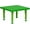 Green, variant on Emma + Oliver 24" Square Natural Plastic Height Adjustable Activity Table - School Table for 4