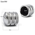 thumbnail image 3 of LOOKSEVEN 1-4 Pcs 18-Splines 6mm Metal Guitar Dome Top Volume Tone Knobs 3 Colors- Black (1 Pcs), 3 of 3
