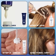Clairol Nice'n Easy Permanent Hair Color Cream, 3 Brown Black, Hair Dye, 1 Application