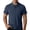 03# Blue, variant on IhhxPro Men's Short Sleeve Collared Shirt Moisture-Wicking Quick Dry Lightweight Breathable Summer T-Shirt Casual Work Golf Activewear Slim Fit Cotton M-4XL