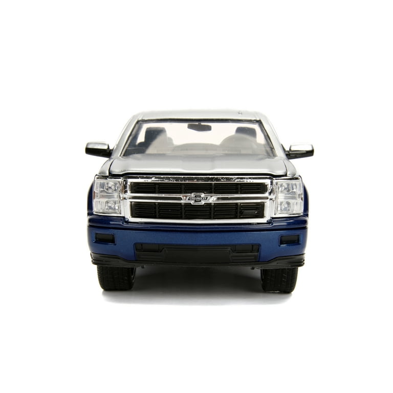 JADA DUB CITY 2002 CHEVY SILVERADO 1:24 GREEN BLUE | eBay