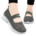 thumbnail image 3 of Heiheiup Women's Spring And Summer Fashion Mesh Perforated Breathable Casual Shoes A Slip On Solid Color Shoes, 3 of 9