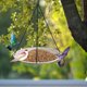 thumbnail image 5 of Bandeja colgante de alimentación para pájaros, gran estilo piscina de 22,5x23 cm, fácil mantenimiento, sin montaje, ventilación resistente al moho, observación de aves al aire libre apta para niños, 5 of 6
