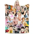 thumbnail image 2 of Blanket Ross Lynch Ultra-Soft Micro Fleece Wollen Blankets Throw Blankets Carpet Gift for Home Decoration,Decor Sofa,Office,Dormitory Bed car Camp Couch All Seasons, 2 of 6