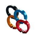 thumbnail image 6 of Lylong 1Pair Aluminum Alloy Mountain Road Bike Grips Fixing Ring End Lock Handlebar Lock Ring Cycle Practical Multicolored Accessories, 6 of 9