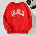 thumbnail image 2 of LUOGENLI Girls Hoodies Size 6 Blue Girls Casual Crewneck Sweatshirts Long Sleeve Cute Pullover Oversized Lightweight Tops Girls Sweatshirts Size 10-12 White Red 4-5 Years, 2 of 8