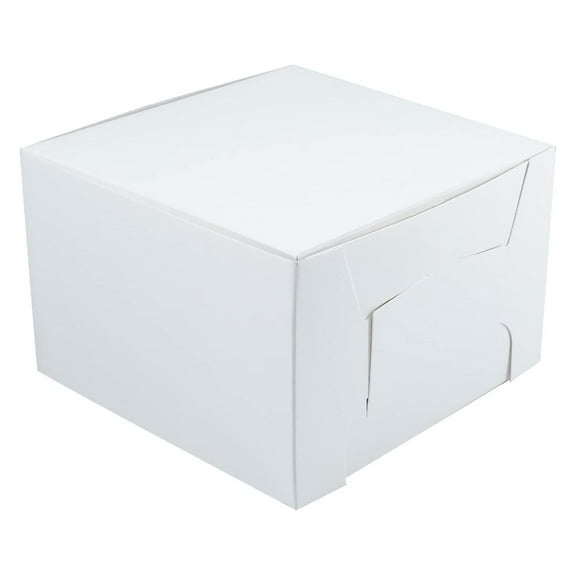 12"x12"x6" White Cake Box, Pack of 50