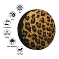 thumbnail image 4 of Goofa Golden Leopard Glitter Pattern Universal Tire Cover for Jeep, SUV, Truck, and Trailer – Waterproof, UV-Resistant,Easy to Install, Fits 14"-17" Tires-17 inch, 4 of 6