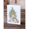 thumbnail image 2 of Carolines Treasures CK8214GCA7P Bulldog English Bulldog Puppy Christmas Presents and Tree Greeting Cards and Envelopes, 2 of 3
