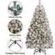thumbnail image 4 of Árbol de Navidad Yaheetech de 1,4 m con 150 luces blancas cálidas y soporte, 4 of 9