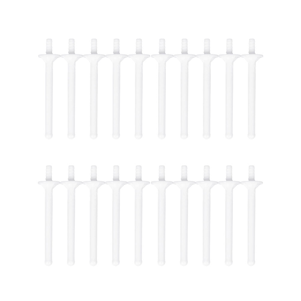 HOMEMAXS 20Pcs Nose Hair Wax Sticks Disposable Plastic Wax Wand Nasal