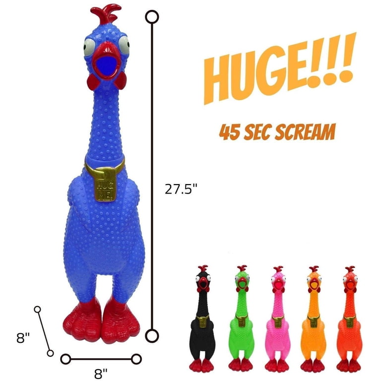 Animolds Hug Me Giant Rubber Chicken - Huge Stress Relief