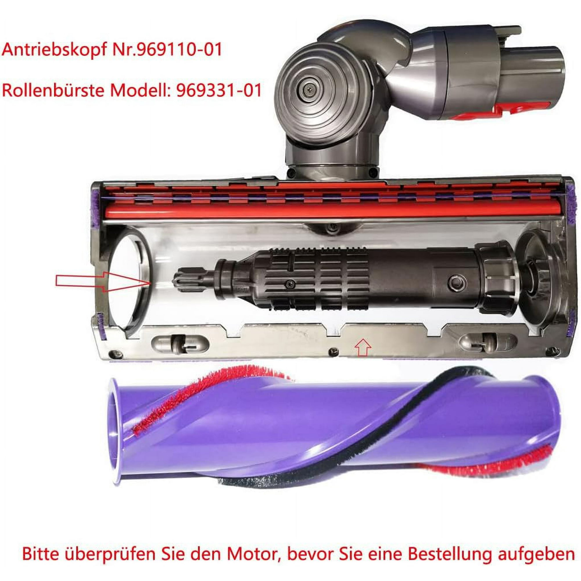 Vacuum Cleaner Brosse Dyson V10 Absolute Assemblage De Brosse