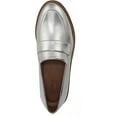 thumbnail image 4 of Naturalizer Adiline Women's Loafers & Slip-Ons Silver Metallic Leather, 4 of 5