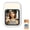 white wireless, variant on Selfie Monitor Screen for Phone, HD Magnetic Selfie Monitor Screen with Light for Vlog, Vlogging, Photo & Video, Wired/Wireless Instant Connection