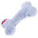 thumbnail image 5 of Juguete de peluche con forma de hueso para morder, juguete para perros con sonido chirriante, 5 of 5