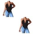 thumbnail image 2 of Chaleco Sexy Minnieouse Color Sólido Camisola para Niñas Negro XL, 2 of 6