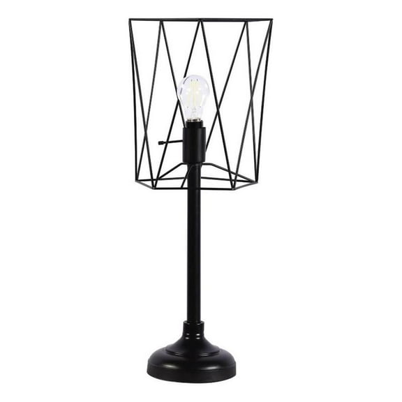Mayfield 26-inch Open Frame Torch Table Lamp Black