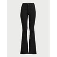 thumbnail image 6 of Sofia Jeans Women's Melissa Flare High Rise Black Jeans, 33" Inseam, Sizes 2-20, 6 of 6
