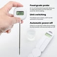 thumbnail image 5 of High Precision Digital Thermometer & Mini Food Scale Combo Kitchen Cooking Temperature Monitor with LED Display, No Magnets, and Battery Powered, 5 of 8