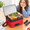 Red, variant on Red Portable 12v 24v 110v-240v Mini Electric Heated Lunch Box Food Warmer