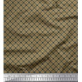 thumbnail image 1 of Soimoi Rayon Crepe Fabric Jaal Jamdani Print Fabric by Yard 46 Inch Wide, 1 of 1