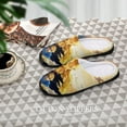 thumbnail image 6 of Men The Legend of Zelda Slippers Non-Slip Fuzzy House Slippers Warm Soft Plush Winter House Shoes Indoor Outdoor Slip-On Shoes, 6 of 7