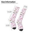 thumbnail image 5 of Haiem No Drama Llama Socks, Funny Novelty Crazy Design Cotton Socks Sports Socks Knee High Socks For Men, Women,1Pairs - Gift For Working Friends, 5 of 9