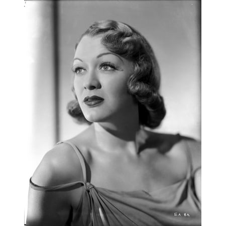 Eve Arden on Dress Leaning and Looking Up Portrait Photo Print