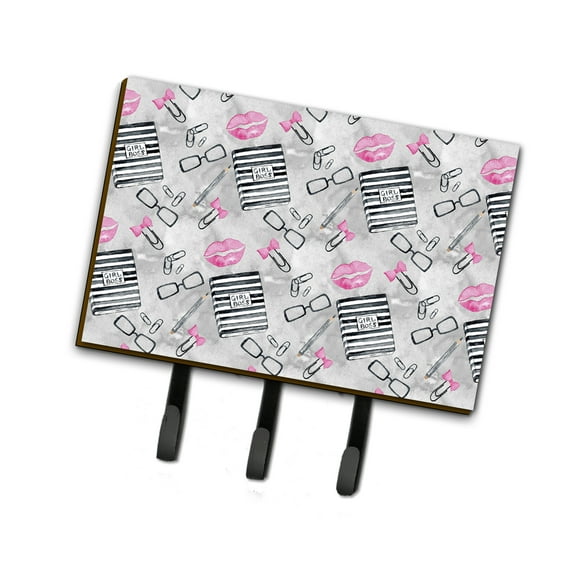 Watercolor Girl Boss Journaling Leash or Key Holder