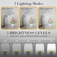 thumbnail image 4 of Lámpara de cultivo de plantas Clip iPower de espectro completo con 126 LED, 4 of 7
