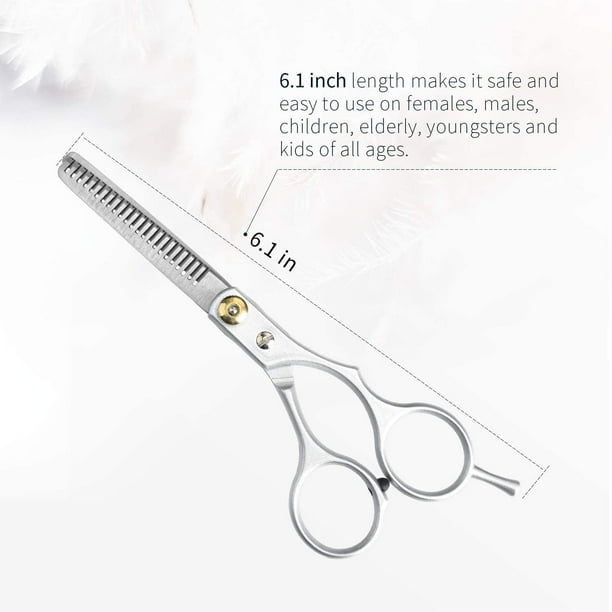 Barber Scissors Hair Thinning Scissors 6.1 Inch Hair Shears
