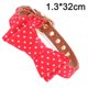 thumbnail image 2 of Collar para perros de lunares, tela linda ajustable para perros pequeños, medianos y grandes, niños y niñas, 2 of 5