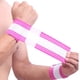 thumbnail image 5 of Toystoory Muñequera deportiva Vendaje de compresión ajustable Brace Wrap Bar Correa Rodilla Tobillo Tendón Soporte Fitness Recuperación Accesorios para máquinas de ejercicios Blanco + rosa rojo, 5 of 5
