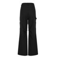 thumbnail image 5 of Kmdttou Wide-leg Pants Loose And Casual Multi Pocket Straight Leg High Waisted Work Pants Long Pants, 5 of 5