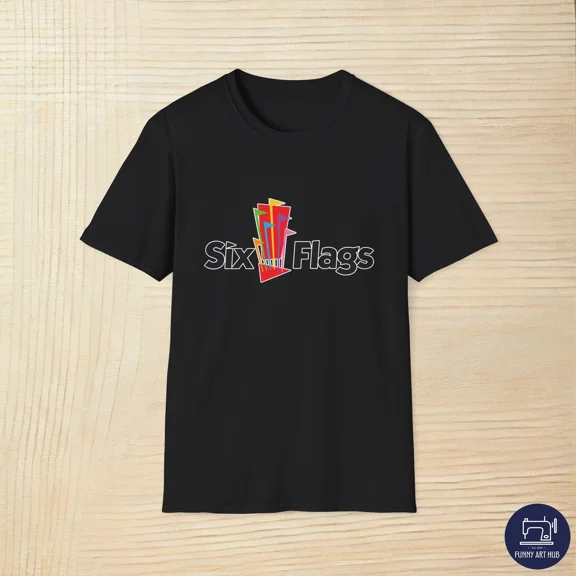Six Flags Logo Unisex T-Shirt