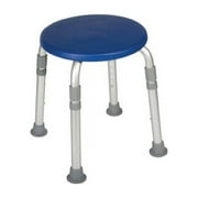 Drive Medical Designer Series Adjustable Height Bath Stool, Blue