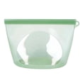 thumbnail image 2 of Reusable Silicone Food Storage Bag Clear Window Design Airtight Seal Refrigerator Freezer Food Pouch, 2 of 5