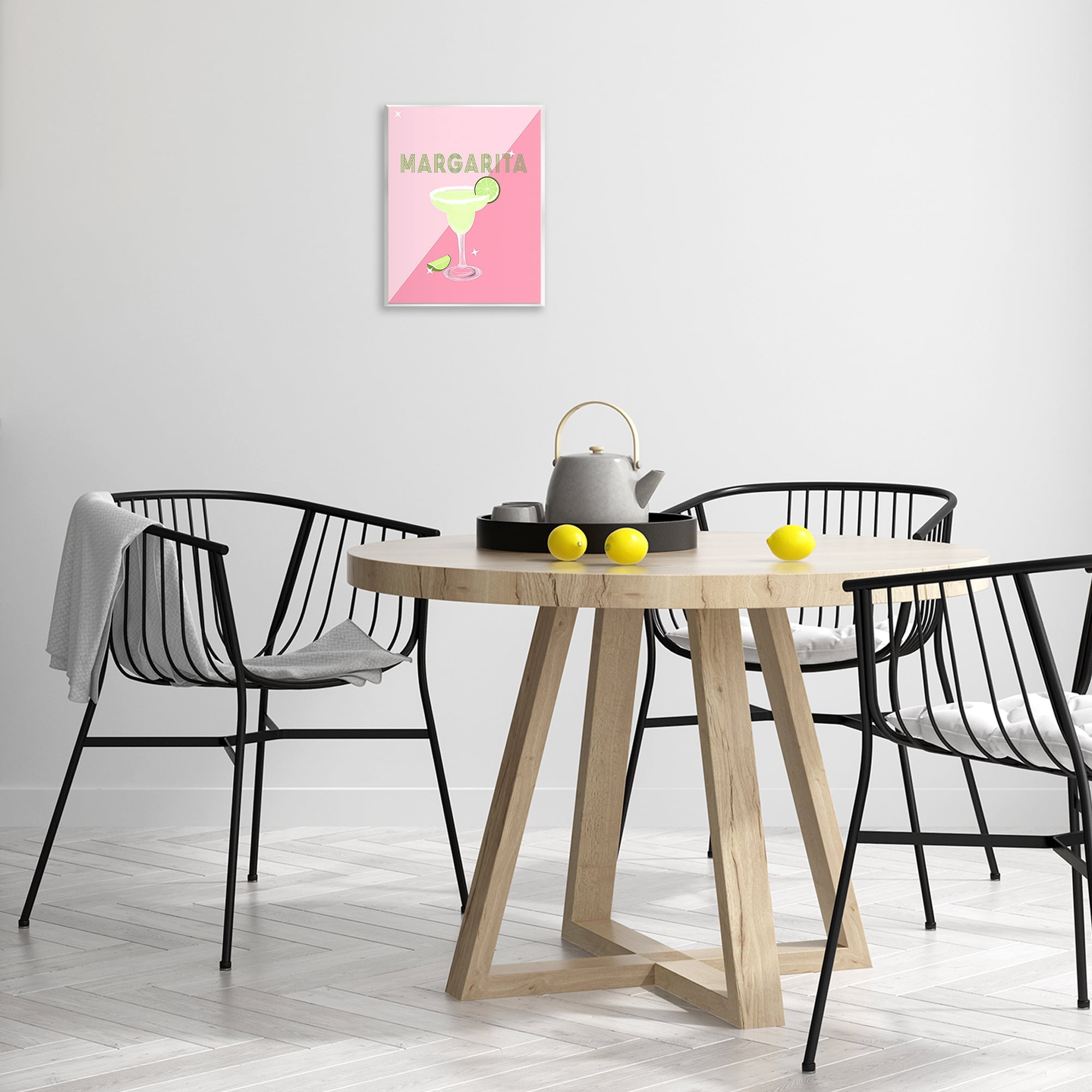 Stupell Industries Modern Margarita on Pink Food & Beverage Painting Unframed Art Print Wall Art, 11 x 14