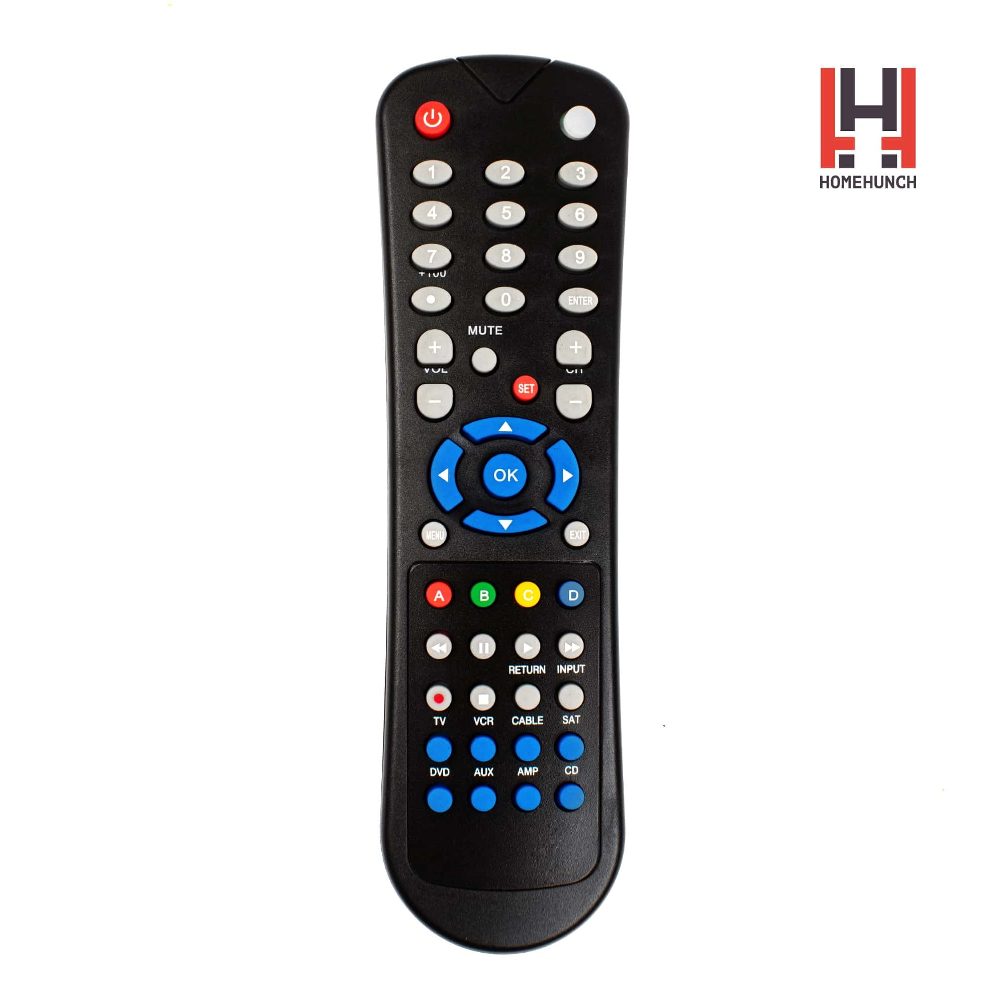 Velkendt væsentligt eksistens HomeHunch Universal Remote Control Smart TV Replacement Samsung Sony Apple  LG - Walmart.com