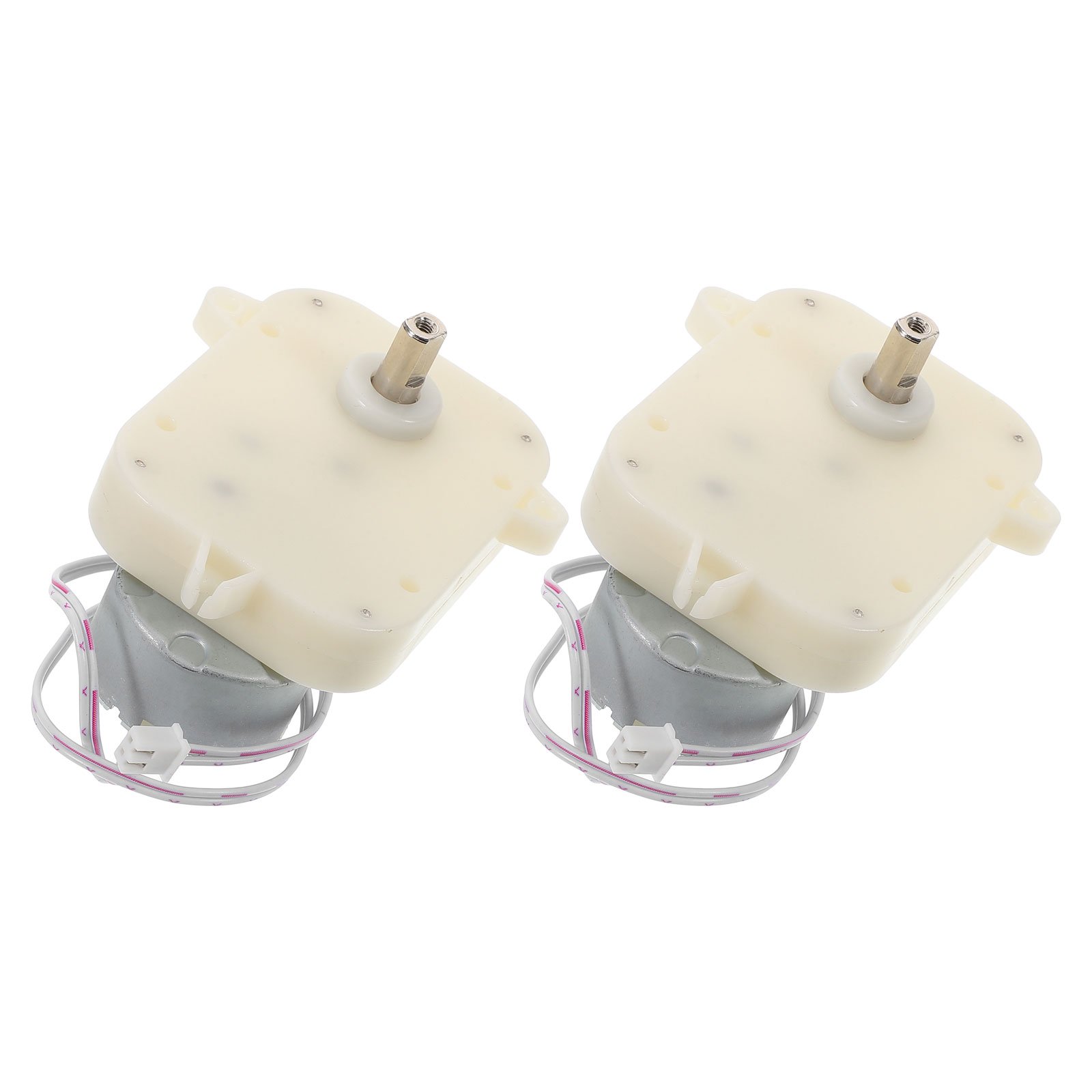 YUYUETIME 2Pcs White Watch Winder Gear Motor for Smooth Low Speed Rotation