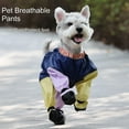 thumbnail image 7 of Dog Snowsuit with Attached Boots,Waterproof Dogs Boots Anti Slip with Reflective Straps for Small to Medium Dogs,Paws Protector with Suspenders for Outdoor Winter Snow Hiking(Dark Blue,XS), 7 of 7