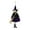 Purple, variant on Halloween Witch Hanging Decoration Flying Witches Doll Spooky Witch Figurine Garden Yard Haunted House Decor