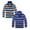 z31-Blue & Dark Blue, variant on Polo Shirts for Boys 4t Long Sleeve, Kids Boys Girls with Fashion Casual Striped Shirt Button Closure Fashion Comfortable & Soft Fabric Dark Blue Size 11-12 Years