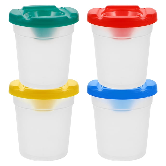4pcs Kids Kids Rotating Cepillos Pintura Pincel Herramientas de lavado (color al azar)