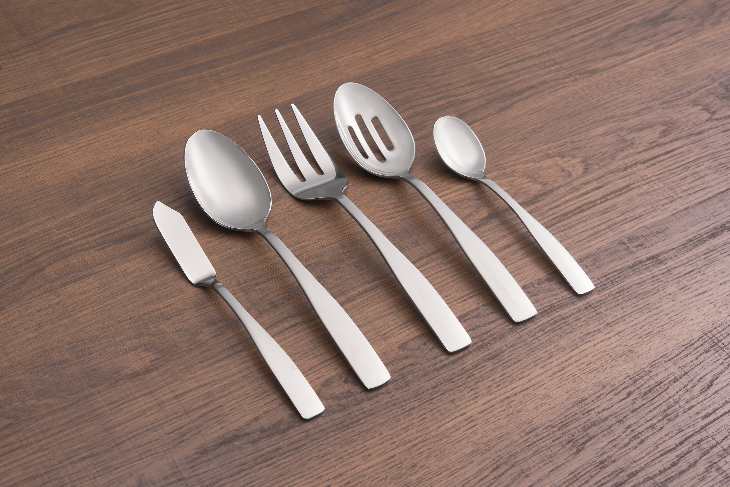 Cambridge Revive Satin 77-Piece Expanded Flatware Set (Service for 12)