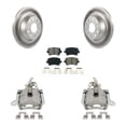 thumbnail image 1 of Transit Auto Rear Disc Brake Caliper Coated Rotors and Semi-Metallic Pads Kit for Car Volkswagen GTI Audi A3 Quattro with 282mm Diameter Rotor KCG-100301S, 1 of 11