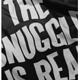 thumbnail image 5 of The Snuggle Is Real Humor Pun Cute Toddler Boy Girl T Shirt Infant Toddler Brisco Brands 12M, 5 of 6